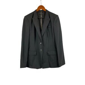 Hugo Boss Mens Black Blazer 32 Two-Button Suit Jacket